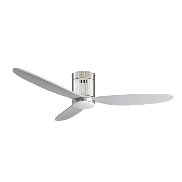 พัดลมเพดาน MR.KEN รุ่น CAN Solid Wood 52" HR LED DC Motor พัดลมมีไฟ ใบพัดไม้แท้ พร้อมรีโมทคอนโทรล